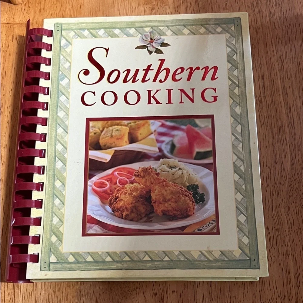 Southern Cooking Cookbook with Red Comb Binding 2005